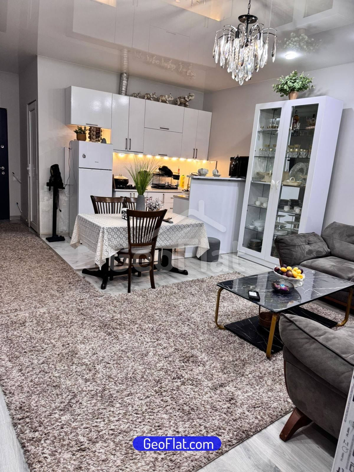 For sale: Apartment, new three-room (70 m²), furnished with appliances, on 1st Angisa cul-de-sac in Batumi — $91,000