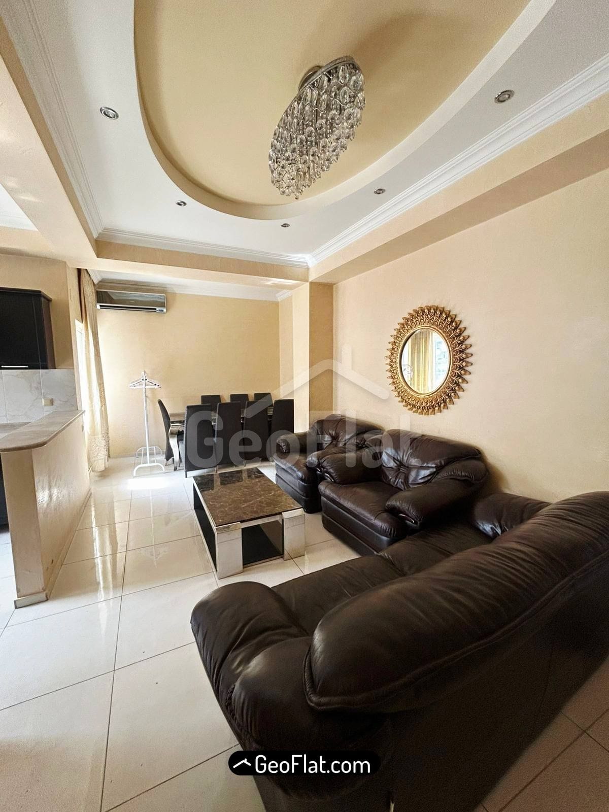 For sale: Apartment, new 3-room, 84 m² on Shalva Inasaridze Street, Batumi, furnished and equipped with appliances — $135,000.
