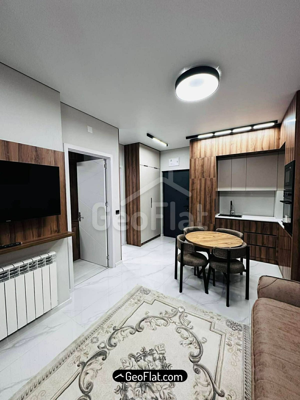 For sale: Apartment, new 2-room, 36 m², furnished with appliances in a new building on Selim Khimshiashvili St., Batumi — $75,000