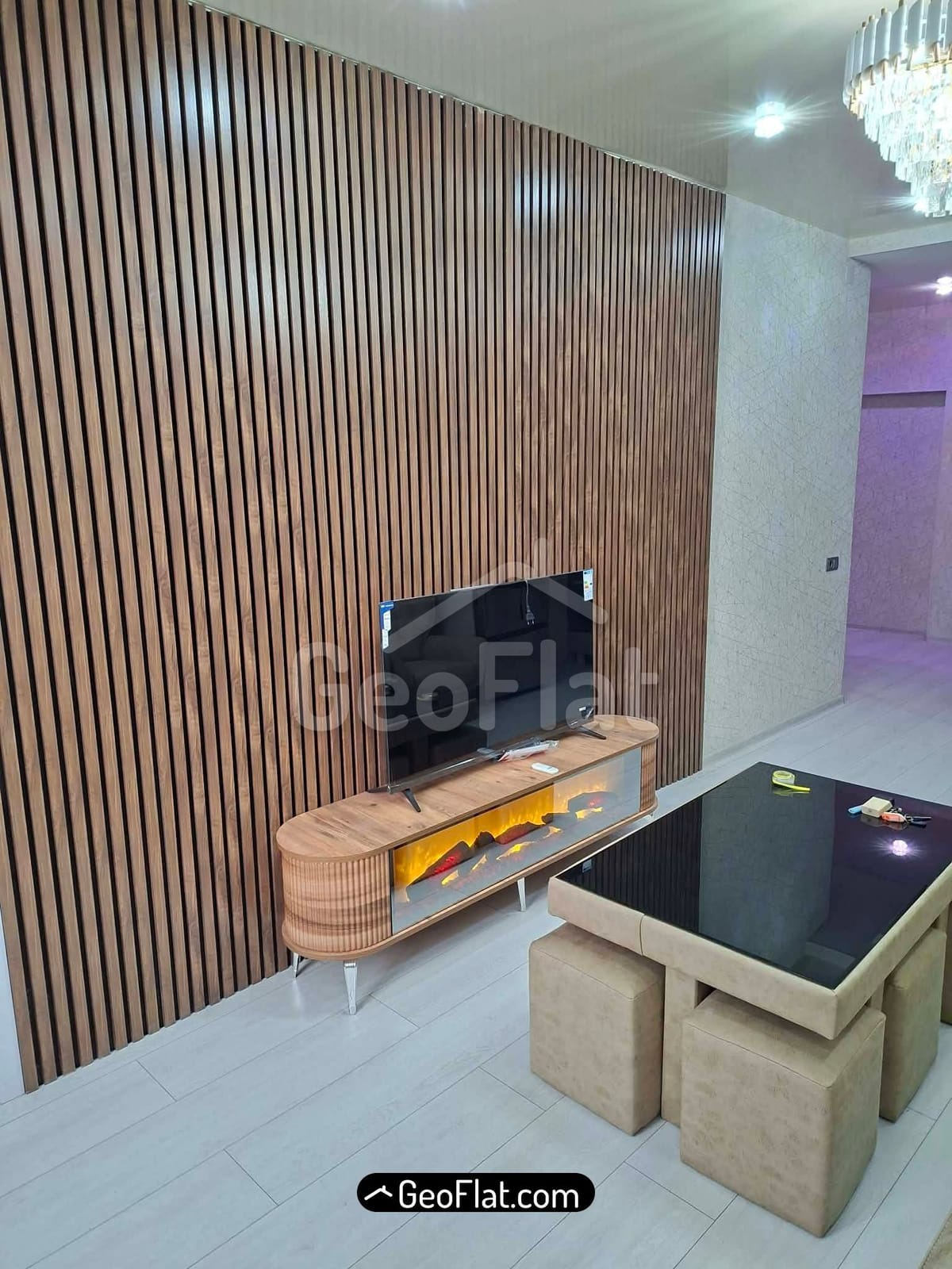 For sale: Apartment — new 3-room, furnished with appliances in Batumi on Shalva Inasaridze Street, 58 m², $91,000