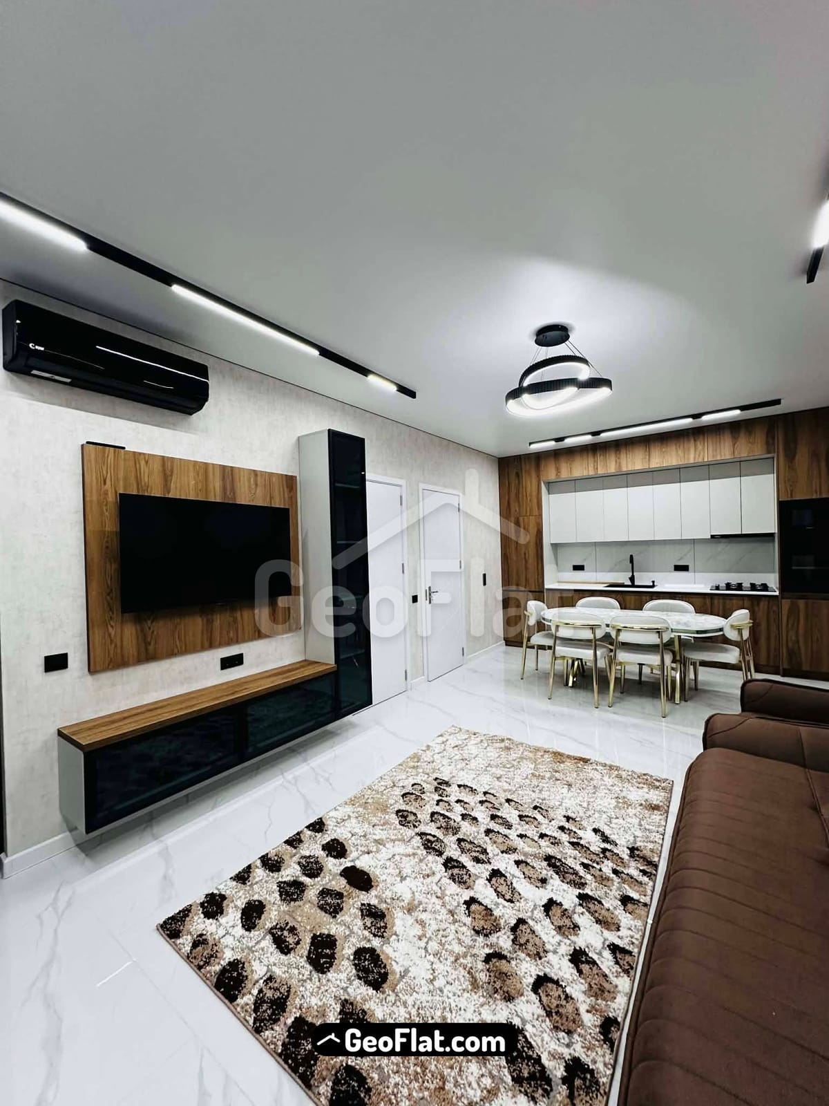 For sale: Apartment, new 3-room, 58 m² on Sherif Khimshiashvili Street, Batumi — furnished with appliances, sea view — $135,000